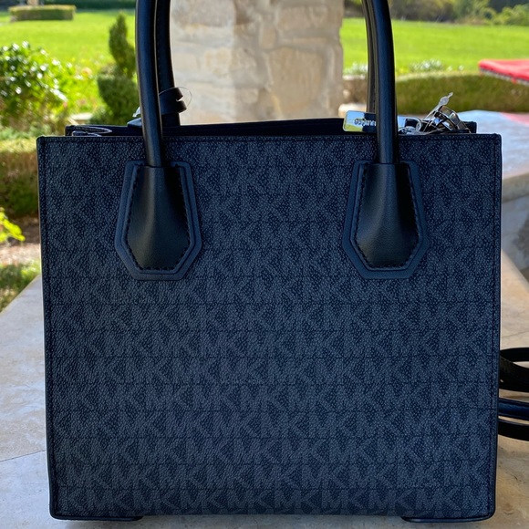 Michael Kors Mercer Medium signature satchel black - Picture 5 of 11